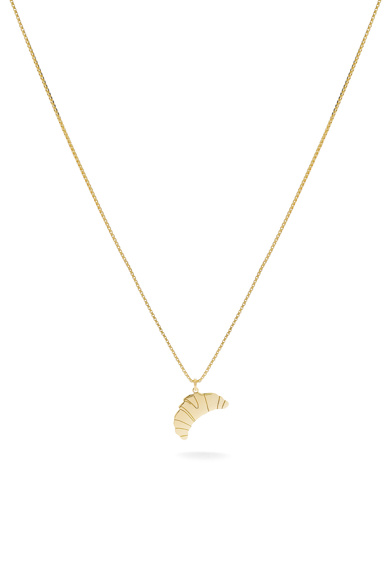 Croissant Halskette Gold JUKSEREI