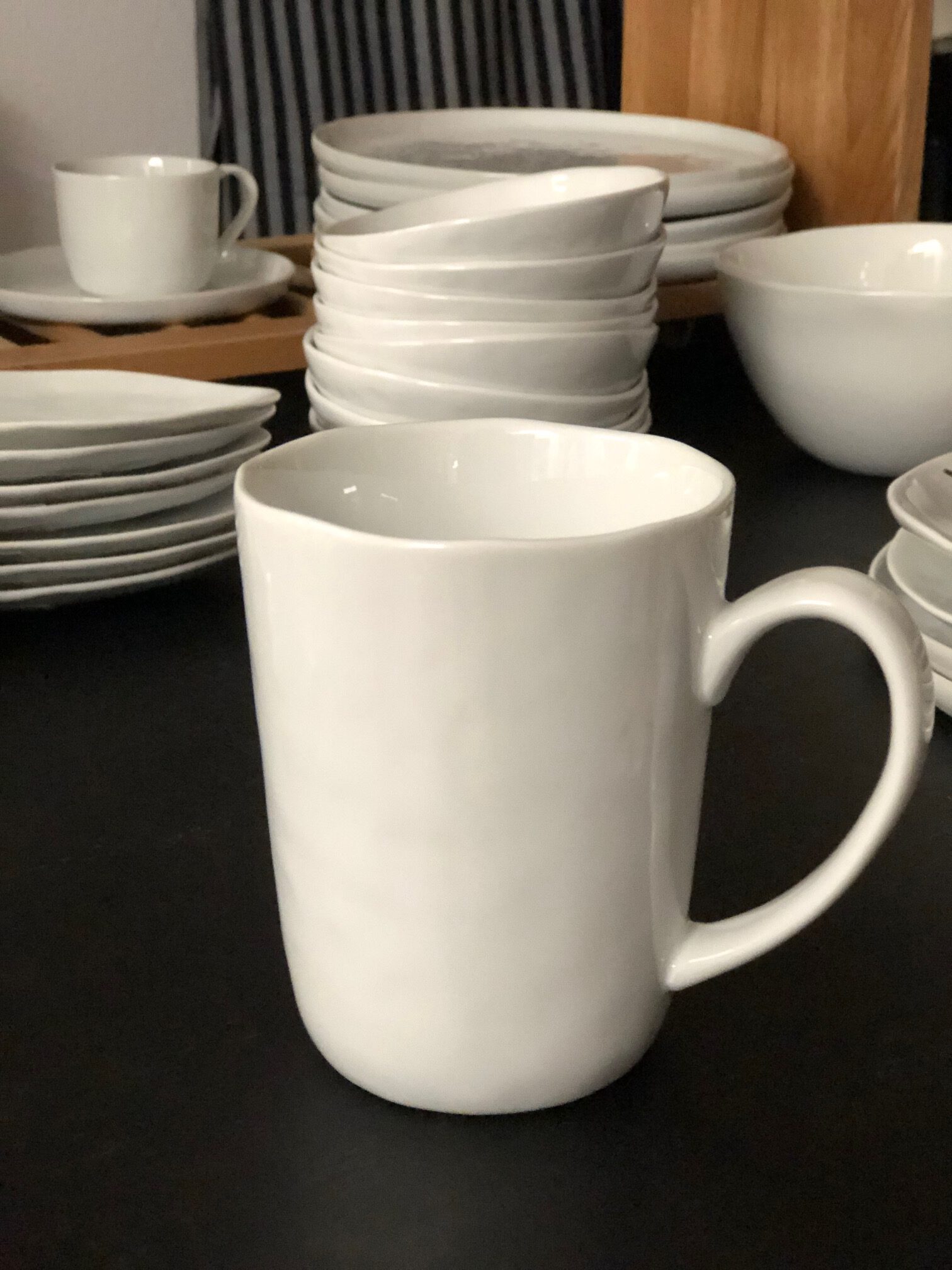 Henkelbecher Porcelino White POMAX – Bild 4