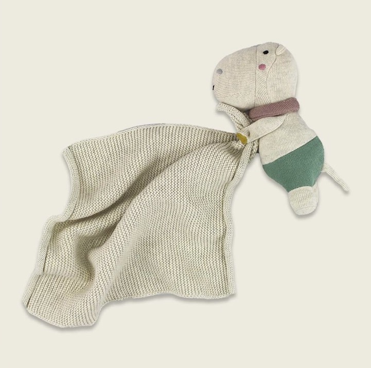 Kuscheltuch Hippo Natur AVA&YVES – Bild 3