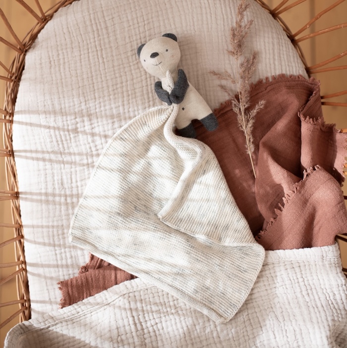 Kuscheltuch Panda Natur AVA&YVES – Bild 2