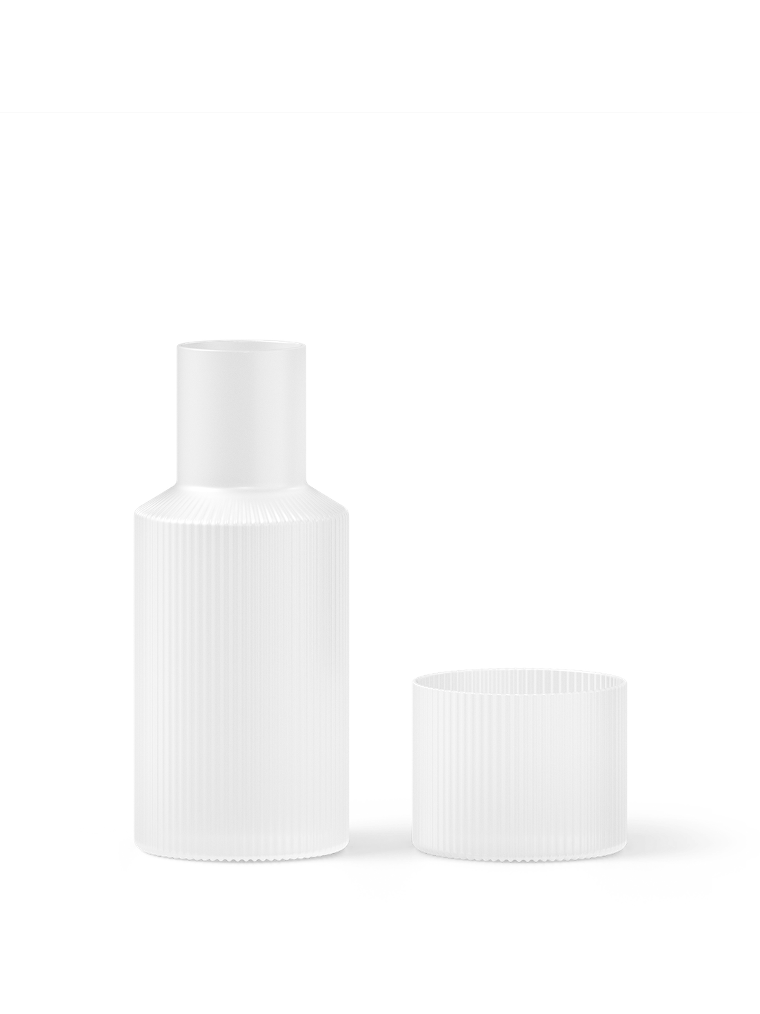 Ripple Small Carafe Set Frosted ferm LIVING – Bild 2