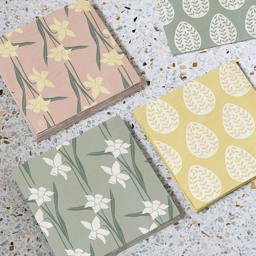 Daffodil Papierserviette BROSTE COPENHAGEN