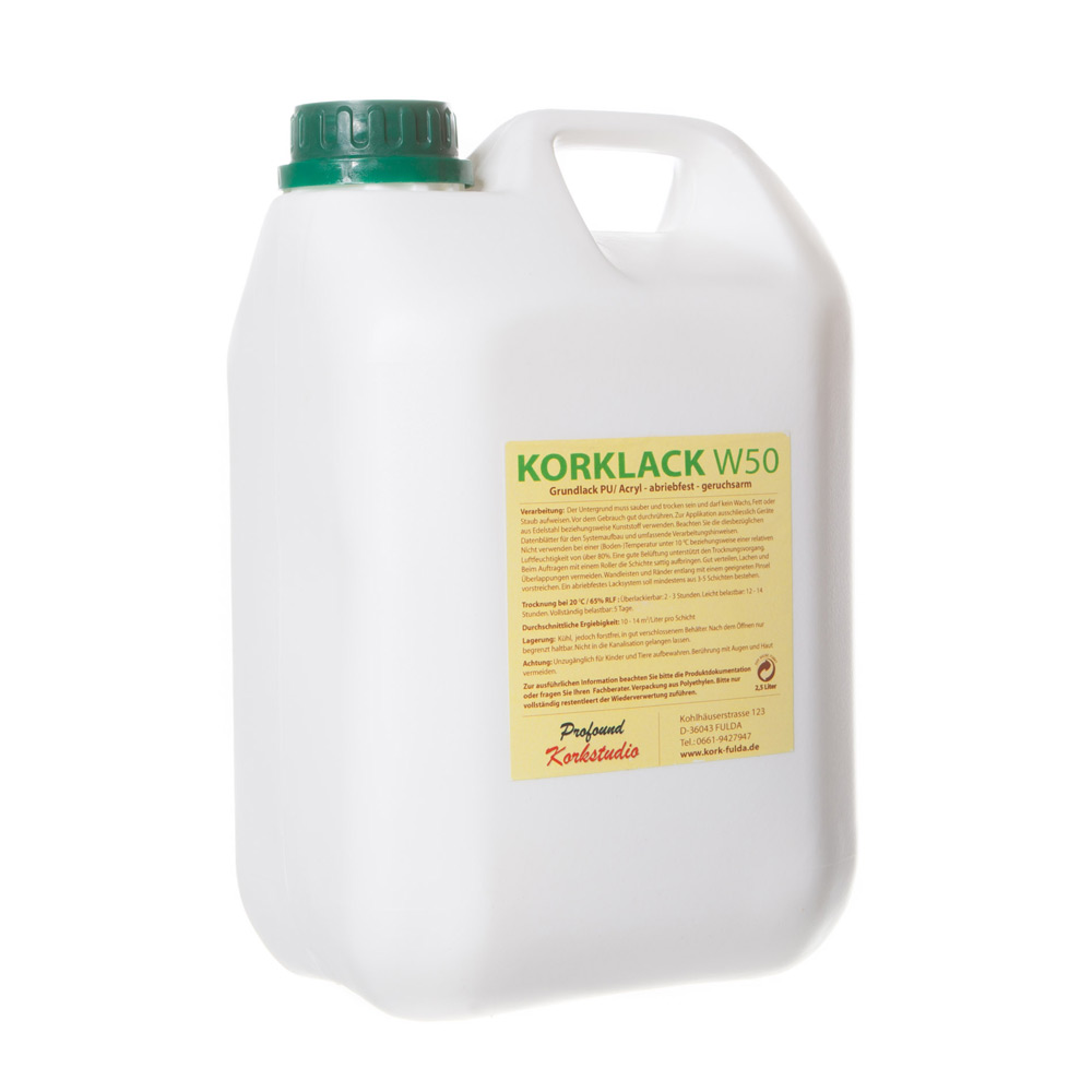 Kork-Grundlack W50 klar 2 Liter – Bild 2