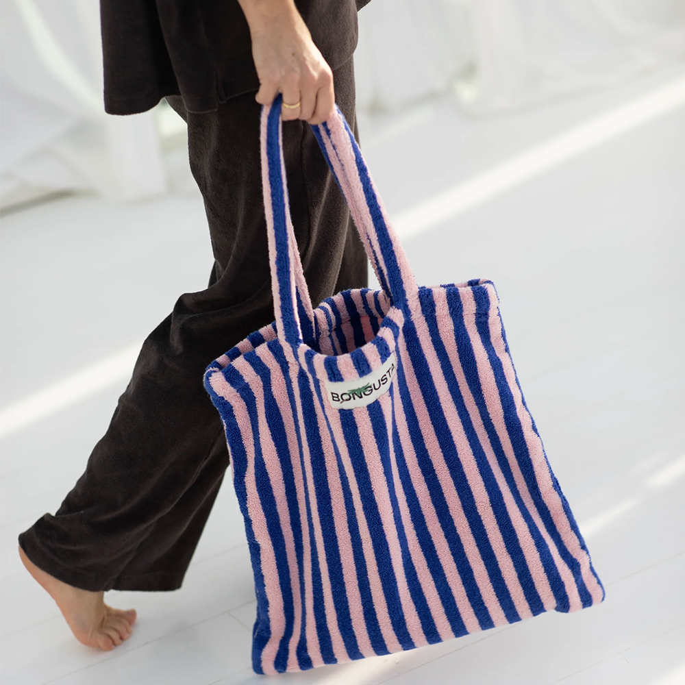 Naram Totebag in dazzling blue & rose von BONGUSTA – Bild 2